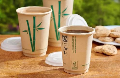 Celebration Packaging’s sustainable bamboo fibre cups now certified 100% recyclable